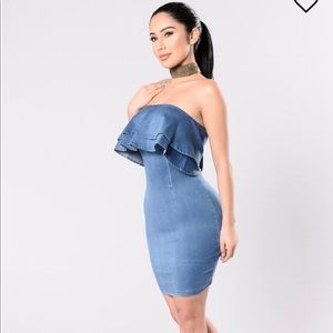 Fashion Nova Jean dress